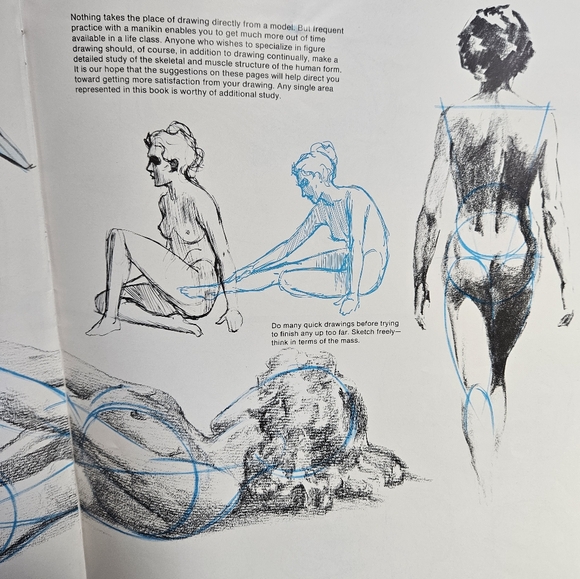 The Art of Drawing How To Instruction Book B-377 Vintage Softcover - Picture 3 of 16